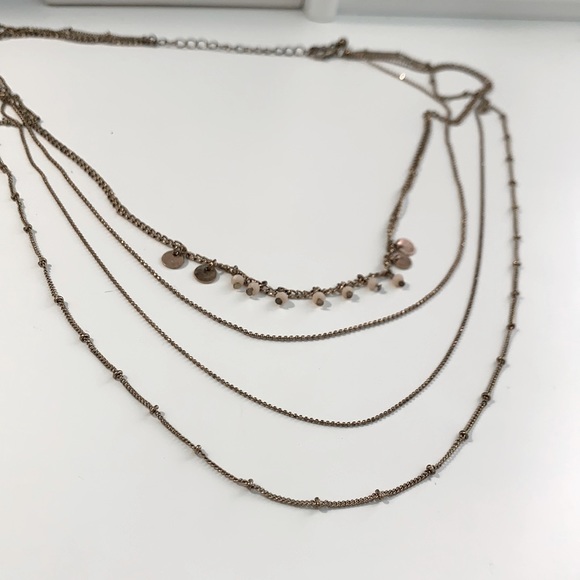 Layered Gold Necklace - Picture 1 of 3